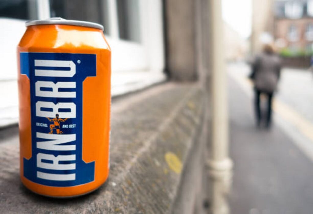 Irn Bru can